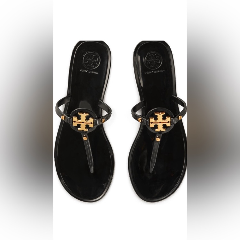 COPY - Tory Burch black jelly thong sandals size 9